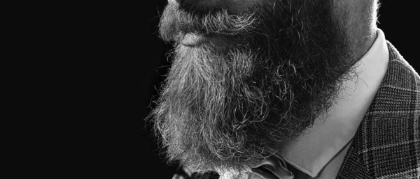 Cropped View Redhead Unshaven Man Mustache Closeup Photo Unshaven Man — Stock Photo, Image