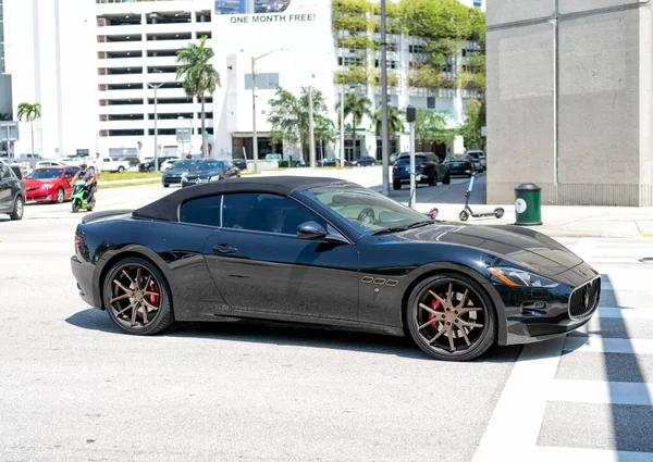 Miami Beach Florida Usa April 2021 Maserati Gran Turismo Side — Photo