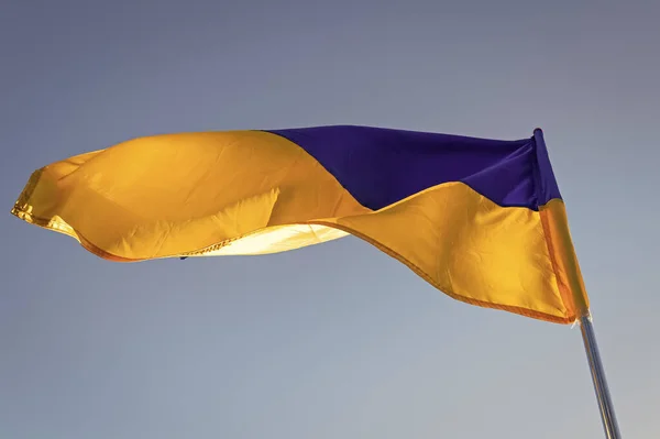 Patriotische Ukrainische Flagge Des Ukrainischen Landes Patriotisches Ukrainisches Symbol Der — Stockfoto