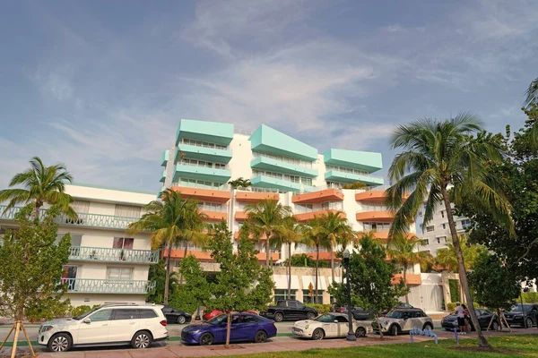Маямі Флорида Сша Квітня 2021 Року Житловий Будинок Центрі Міямі — стокове фото