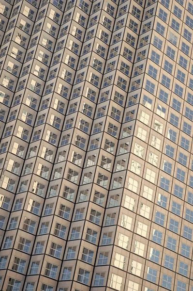 Геометричний Багатоповерховий Зовнішній Фон Будівлі Побудова Зовнішньої Фонової Структури Побудова — стокове фото