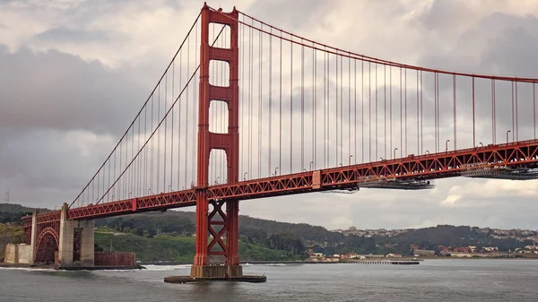 Beau Pont San Francisco Golden Gate Rouge Amérique Californie — Photo