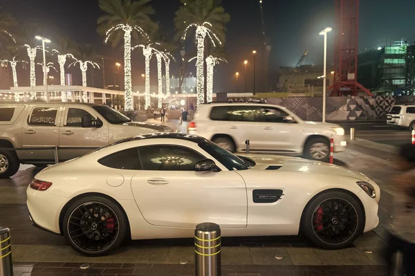 Дубай Оаэ Декабря 2017 Года Автомобиль Mercedes Amg C190 — стоковое фото