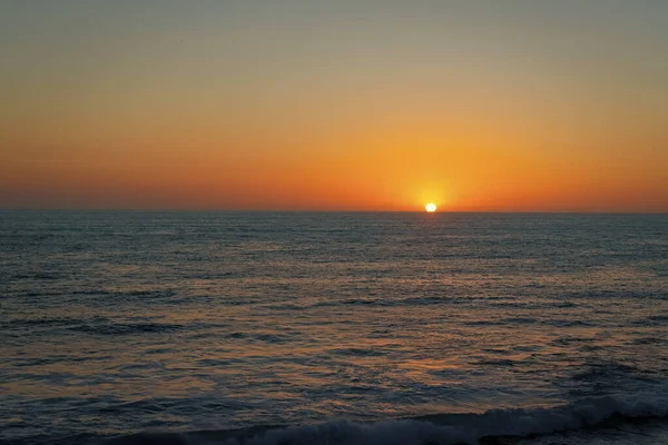 Красивый Морской Пейзаж Рассвете Морской Пейзаж Восходе Солнца Морской Пейзаж — стоковое фото