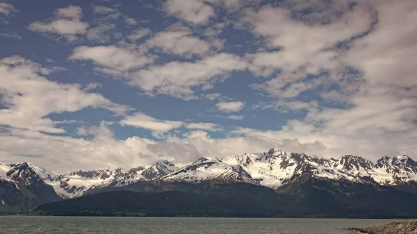Природа Гірськими Вершинами Алясці Фотографія Природи Горою Природа Горою Природа — стокове фото