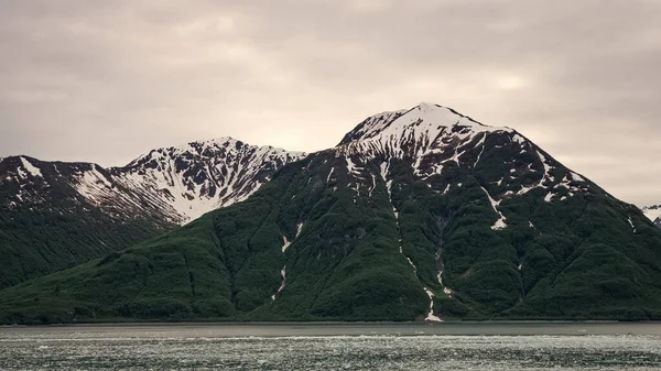 Фото Мальовничої Гори Алясці Гора Аласці Сніжна Гора Аласці Краєвид — стокове фото