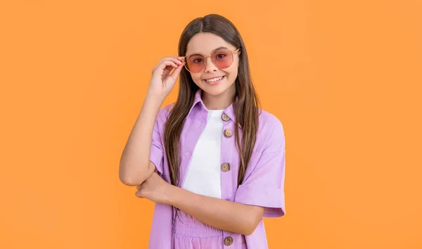 Cheerful Teenager Girl Studio Teenager Girl Background Photo Teenager Girl — Stockfoto