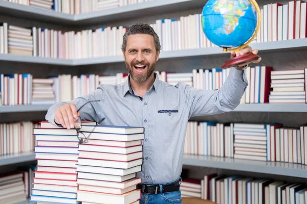 Formação Professores Escola Dia Conhecimento Obter Conhecimento Livro Homem Obter — Fotografia de Stock