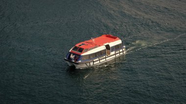 Ketchikan, Alaska ABD - 27 Mayıs 2019: kurtarma cankurtaran botu deniz taşımacılığı.
