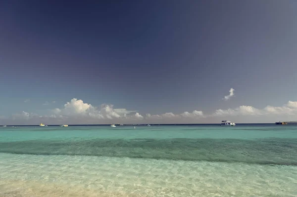 Grand Turk Turks Caicos December 2015 Summer Sea Cape Boat — стокове фото