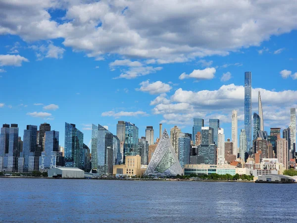 纽约市New York City Nyc摩天大楼 城市的建筑 市中心的庄园和大都市 大都市的城市景观 旅游摄影热点 纽约市中心的纽约 曼哈顿天际线 — 图库照片