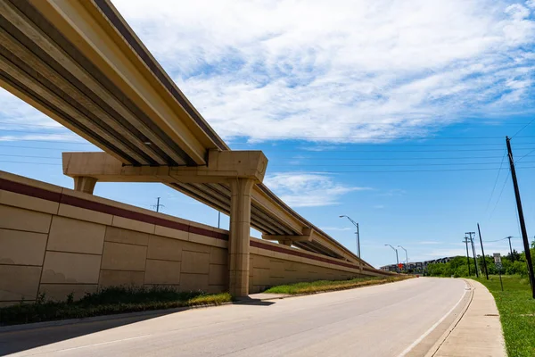 Γέφυρα Στον Αυτοκινητόδρομο Δομική Υπέρβαση Προοπτικής Διάβαση Δομή Της Γέφυρας — Φωτογραφία Αρχείου
