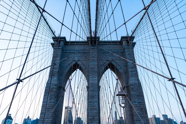 Brooklyn Bridge New York City Architecture Brooklyn Bridge Manhattan Architettura — Foto Stock