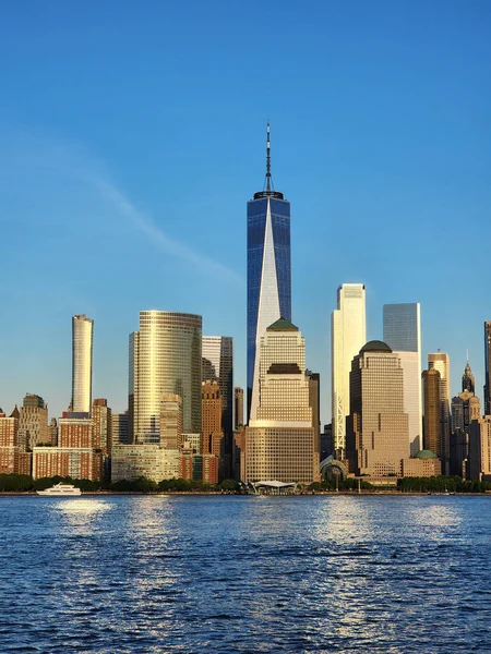 Storstadsstaden Metropolis Stadsbild New York Och New York Rotting Skyline — Stockfoto