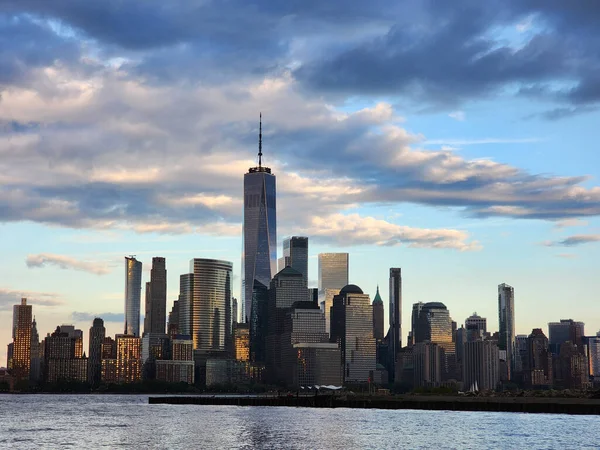 Midtown Manhattan Och Hudson River Metropolis Stadsbild New York Och — Stockfoto