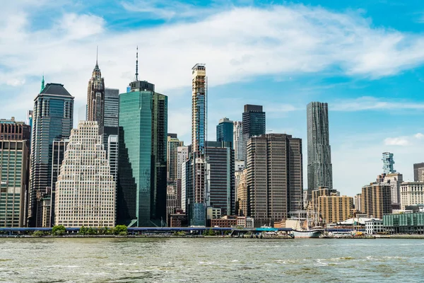 Arkitektonisk Stadsbild New York Skyskrapa Skyline Rotting New York Centrum — Stockfoto