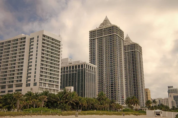 Městská Fotografie Architektonické Budovy Mrakodrapu Budova Mrakodrapu Miami Budova Mrakodrapu — Stock fotografie