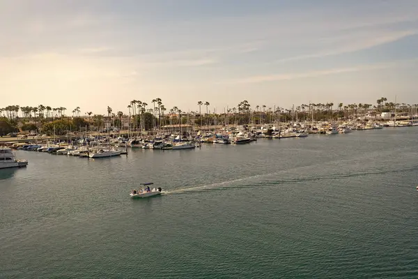 Long Beach California Usa April 2021 Summer Port Yacht Harbour — Stock Photo, Image