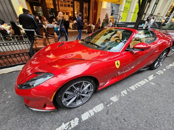 New York City Usa June 2023 Ferrari 812 Gts Superfast — Stock Photo, Image