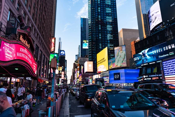 Nueva York Estados Unidos Julio 2023 Times Square Street Nueva —  Fotos de Stock