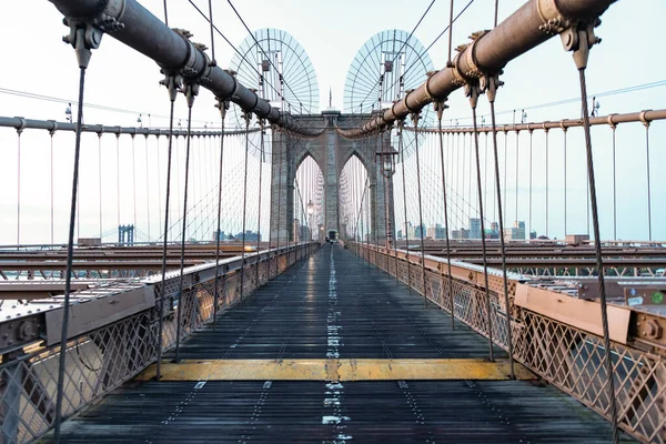 Ponte Brooklyn New York City Brooklyn Bridge New York Ponte — Foto Stock