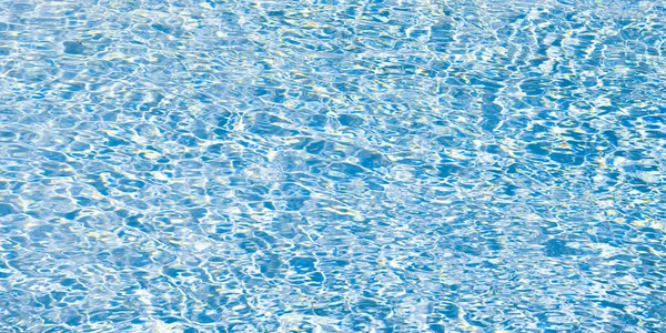Türkisfarbener Hintergrund Des Swimmingpools Unter Wasser Mit Wellen Sommer — Stockfoto