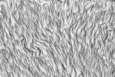 İnsanların olmadığı soyut kürk dalgalı arkaplan.