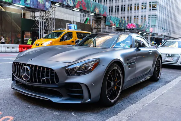 New York City Usa Augusti 2023 Mercedes Benz Amg 2018 — Stockfoto