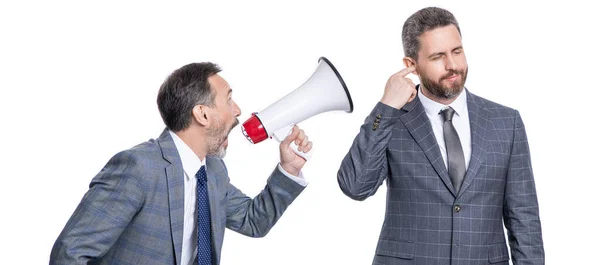 Business Man Has Conflict Partner Promotion Businessman Solving Conflict Rivalry — Stock Photo, Image