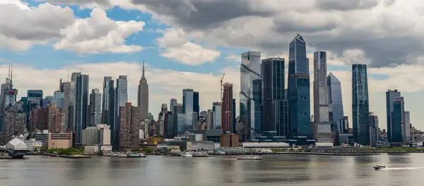 美国纽约市 2023年5月5日 城市景观纽约天际线与摩天大楼 — 图库照片