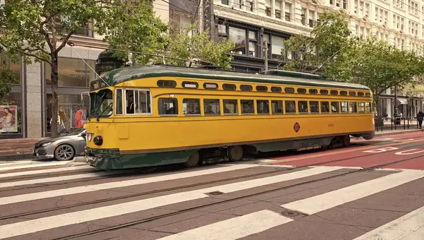 San Francisco Usa May 2019 Sfmta Tram Public Transport City — Stock Photo, Image