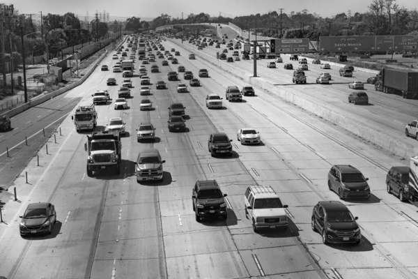Los Angeles California Usa March 2021 Urban Interstate 405 Car — Stock Photo, Image