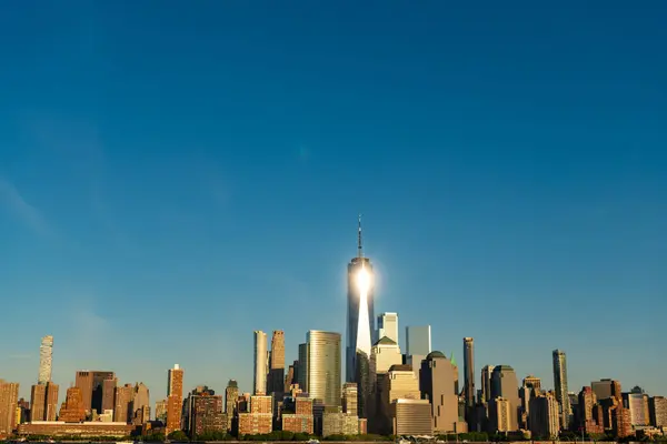 Mellersta Staden Manhattan Storstad Stadsbild New York Centrum Med Skyline — Stockfoto
