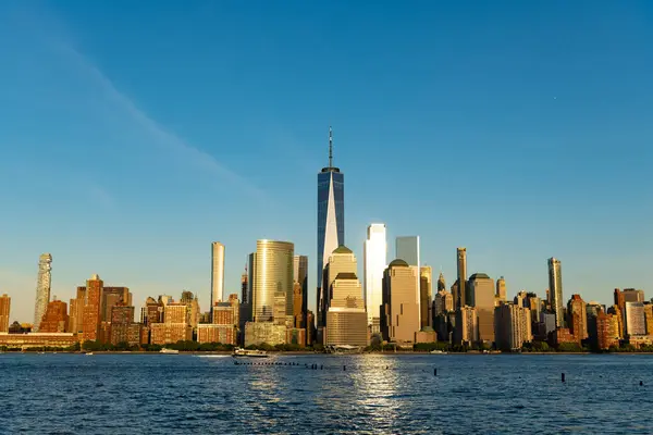 Urban Stadsarkitektur Midtown Manhattan Och Hudson River Stadsbilden Huvudstaden New — Stockfoto