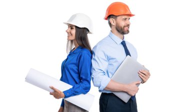 Mühendislik teftiş amiri beyazda izole edildi. Ofisteki amirler teftiş ediyor. Proje detayları. Denetleyici meslektaşlar. Yardımcı teftiş için mühendis müdürü..