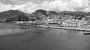 St. Geaorges, Grenada - 25 Nisan 2019: sahil kenti.