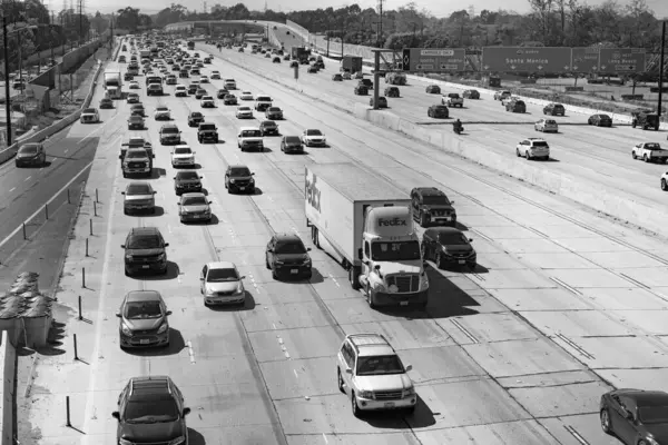 Los Angeles California Usa March 2021 Interstate 405 Road Car — Stock Photo, Image