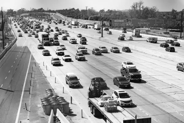 Los Angeles California Usa March 2021 Interstate 405 Car Traffic — Stock Photo, Image