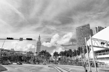 Miami, Florida ABD - 20 Ocak 2016: Miami Dade Koleji 'ndeki Özgürlük Kulesi.