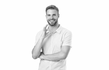 Tamam, stüdyodaki adam. Tüylü Ok Adam 'ın fotoğrafı. Tamam, beyaz adam izole edildi. Tamam, arka plandaki adam.