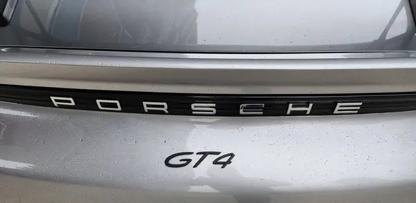 New York City Abd Mart 2024 Porsche Gt4 Cayman Lüks — Stok fotoğraf