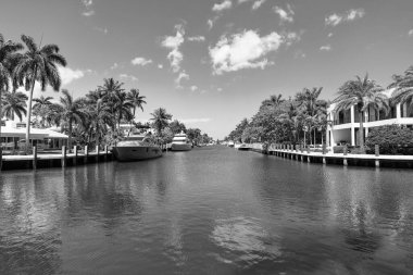 Deniz manzaralı deniz manzaralı, deniz kenarındaki yaz mevsiminde yatlar. Limanda tekneleri olan pitoresk deniz kenarı yazlık bir yer. Sahil limanı yaz için mükemmel bir yer. Sahil limanı varış noktası.