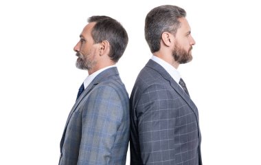 Meslektaşlar arasındaki iş ilişkileri. Takım elbiseli iş adamı. İş arkadaşım beyazları soyutladı. İki işadamı birlikte çalışırlar. Başarılı iş adamı meslektaşım. Liderlik vasıfları.