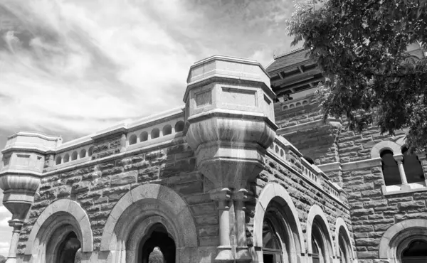 stock image Belvedere Castle. Belvedere Castle in central park in Manhattan. belvedere castle on shore of Central Park in Manhattan, New York City. Belvedere Castle in Central Park, New York. architecture.