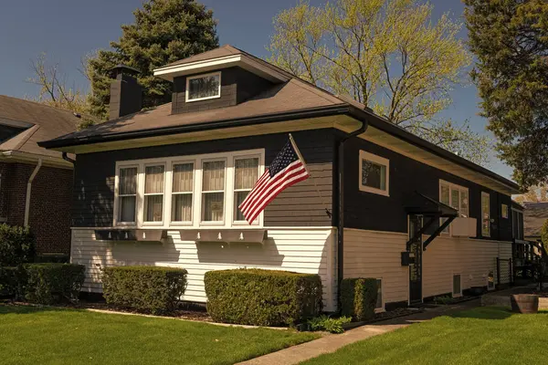 stock image comfortable neighborhood. suburban house architecture. architecture. property in neighborhood. suburban design. residence architecture. Residential neighborhood subdivision. property insurance.