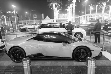 Dubai, United Arab Emirates - December 23, 2017: Lamborghini Huracan sport car.