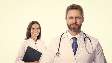Hastanede doktor ve hemşire tıp ve sağlık hizmeti sunuyor, seçici odaklanma.