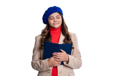 Eğitim ve bilgi. Okul okuma eğitimi. Okula dönelim. Sonbahar kızı okul kitabını okudu. Üniversite öğrencileri için eğitim. Genç kız kitap okuyor. Sonbahar ders çalışma zamanıdır. Okuma alışkanlıkları.