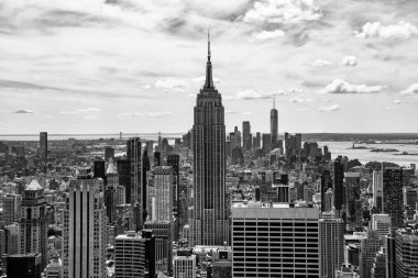 Manhattan şehir merkezi manzarası. Metropolitan şehir manzarası. New York şehir merkezinde. Manhattan hava manzarası. New York şehri. New York 'un gökdelen binası. Kentsel mimari. Manhattan gökdelenleri.