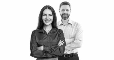 İş arkadaşı olan iş adamları. İş liderliği ve başarı. Lider, liderliği temsil ediyor. Başarılı iş adamları. İşletme lideri beyazları soyutladı. Ofisteki iş arkadaşları. Karizmatik lider.